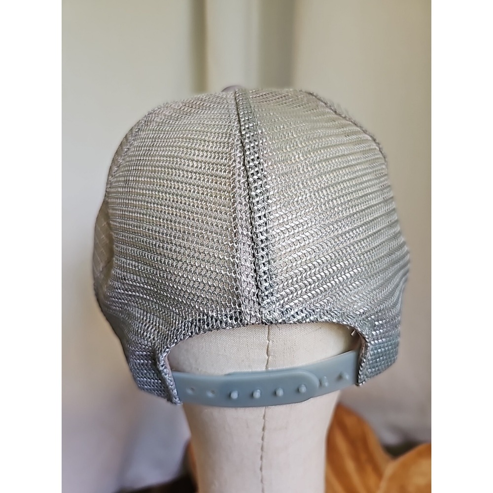 Vintage Adjustable Gray and White Industrial Nuclepore Mesh Trucker‎ Hat - Picture 8 of 15